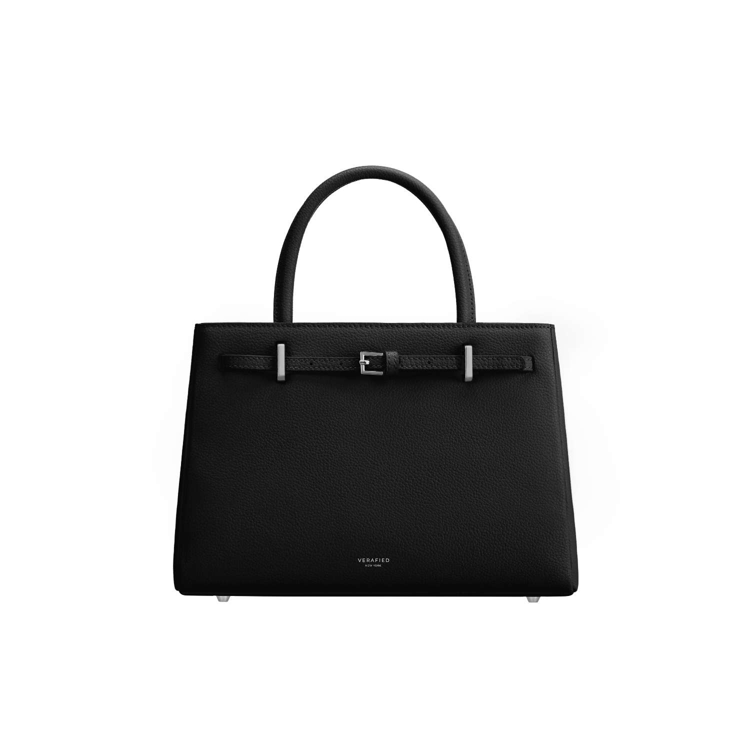 NWT Black Leather Commuter Bag, by Late to Work Black Leather Commuter Bag main image 4