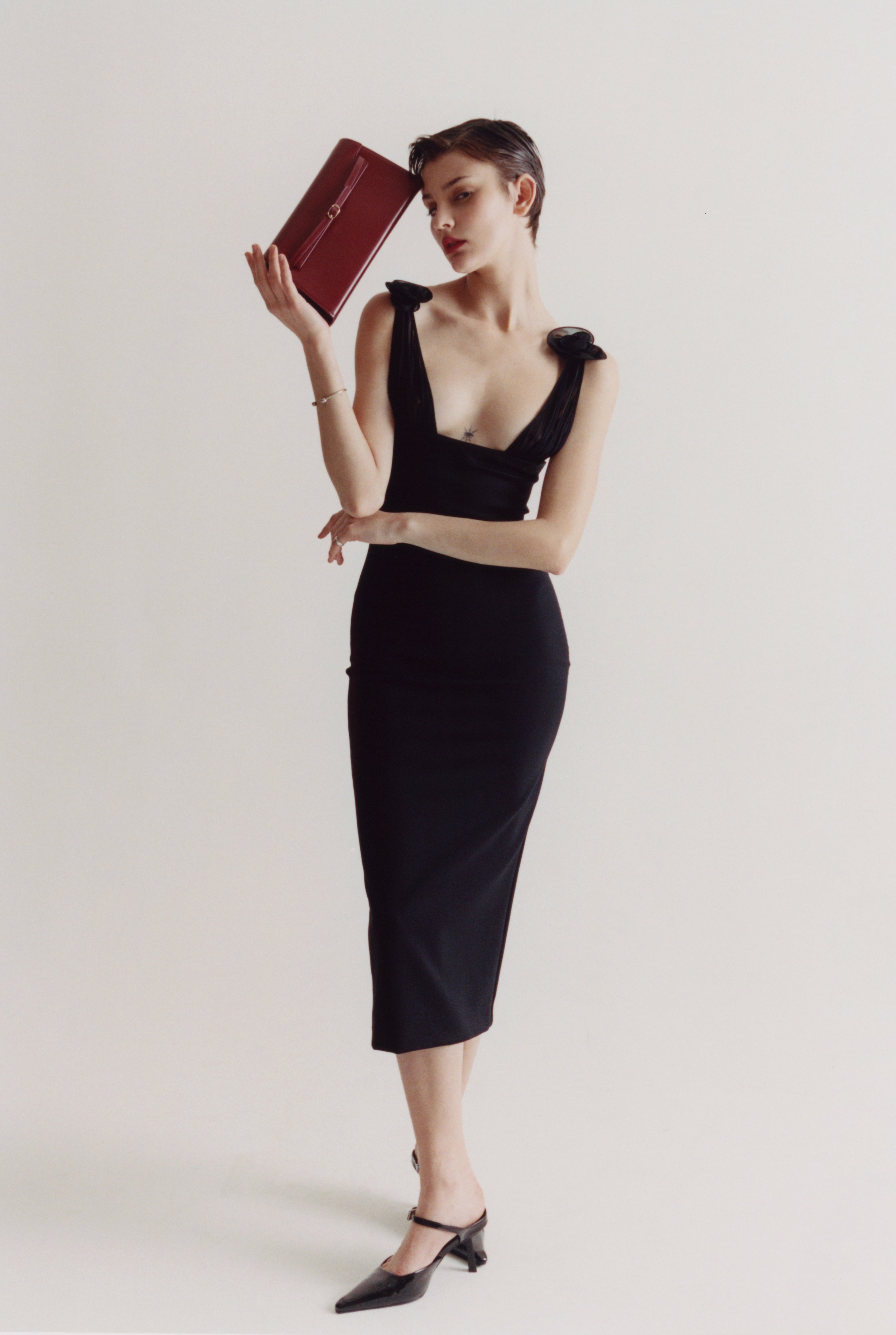 Dark Cherry Shoulder Bag