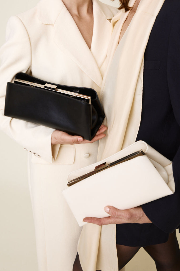 Silver Ivory Éclair Bag