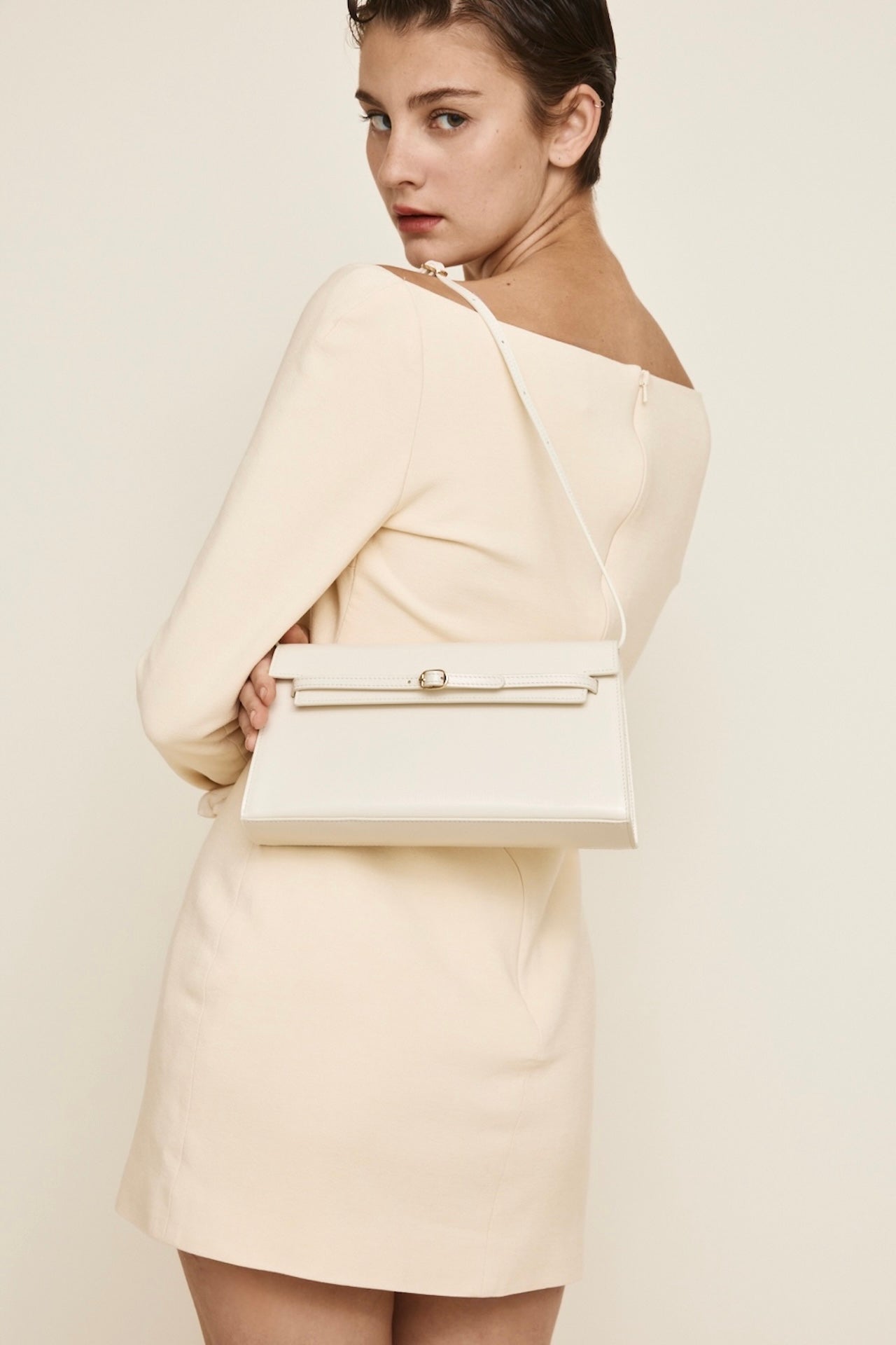 Ivory Poise Shoulder Bag (Pre-Order Only. Will Ship Mid May)