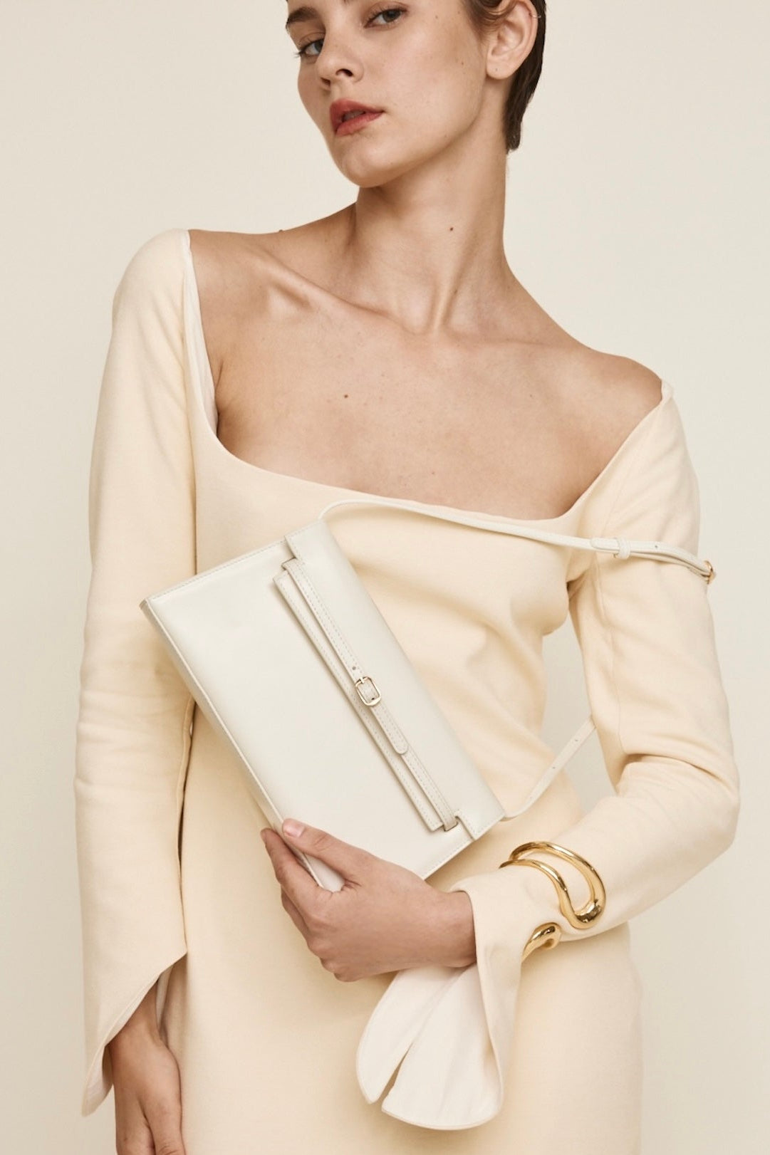 Ivory Poise Shoulder Bag