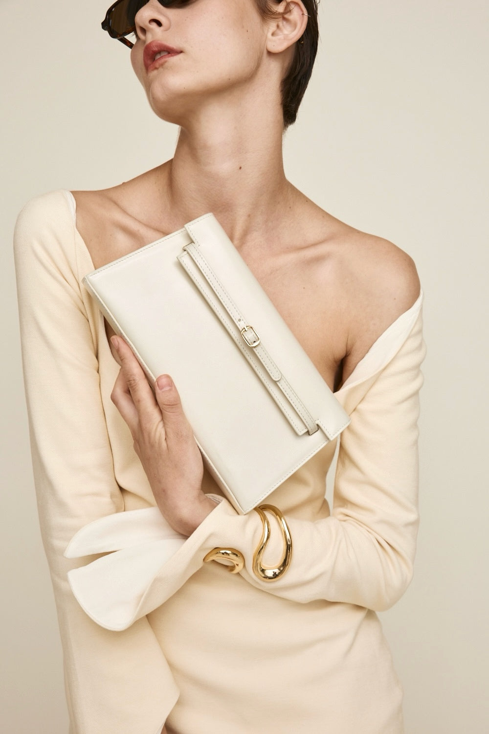 Ivory Poise Shoulder Bag (Pre-Order Only. Will Ship Mid May)
