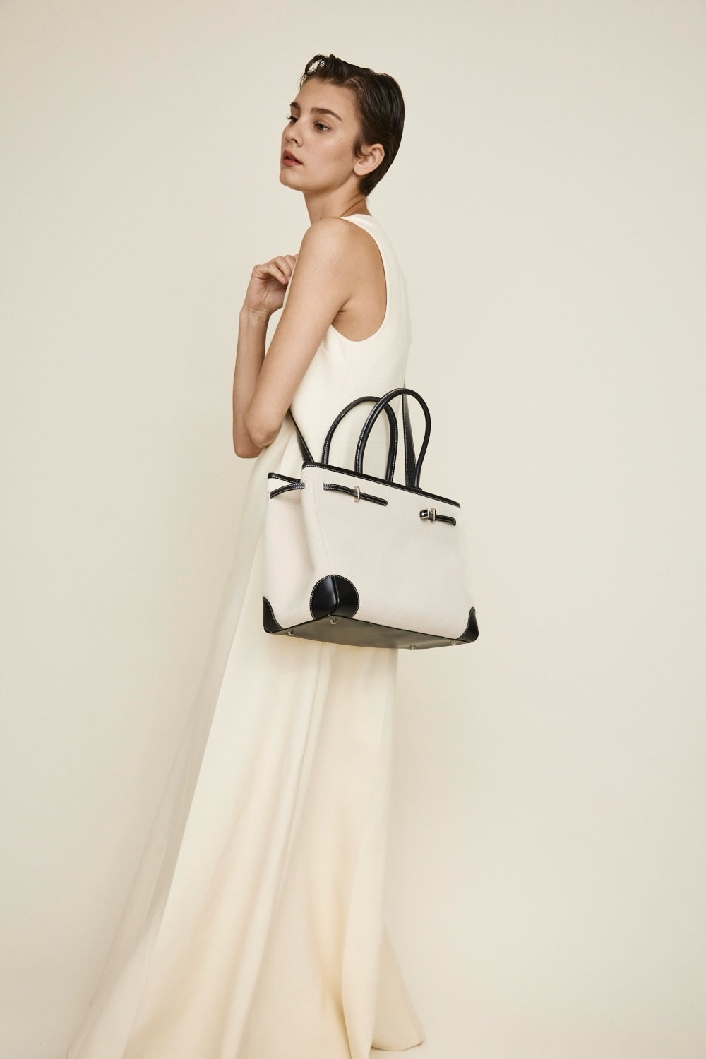 Black Canvas Book Tote Bag 33