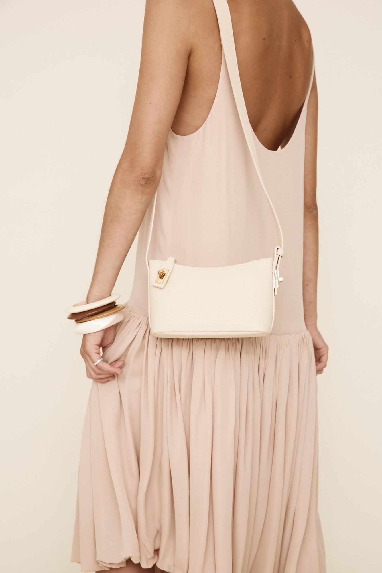 Ivory Twister Hobo Bag (Low Stock)