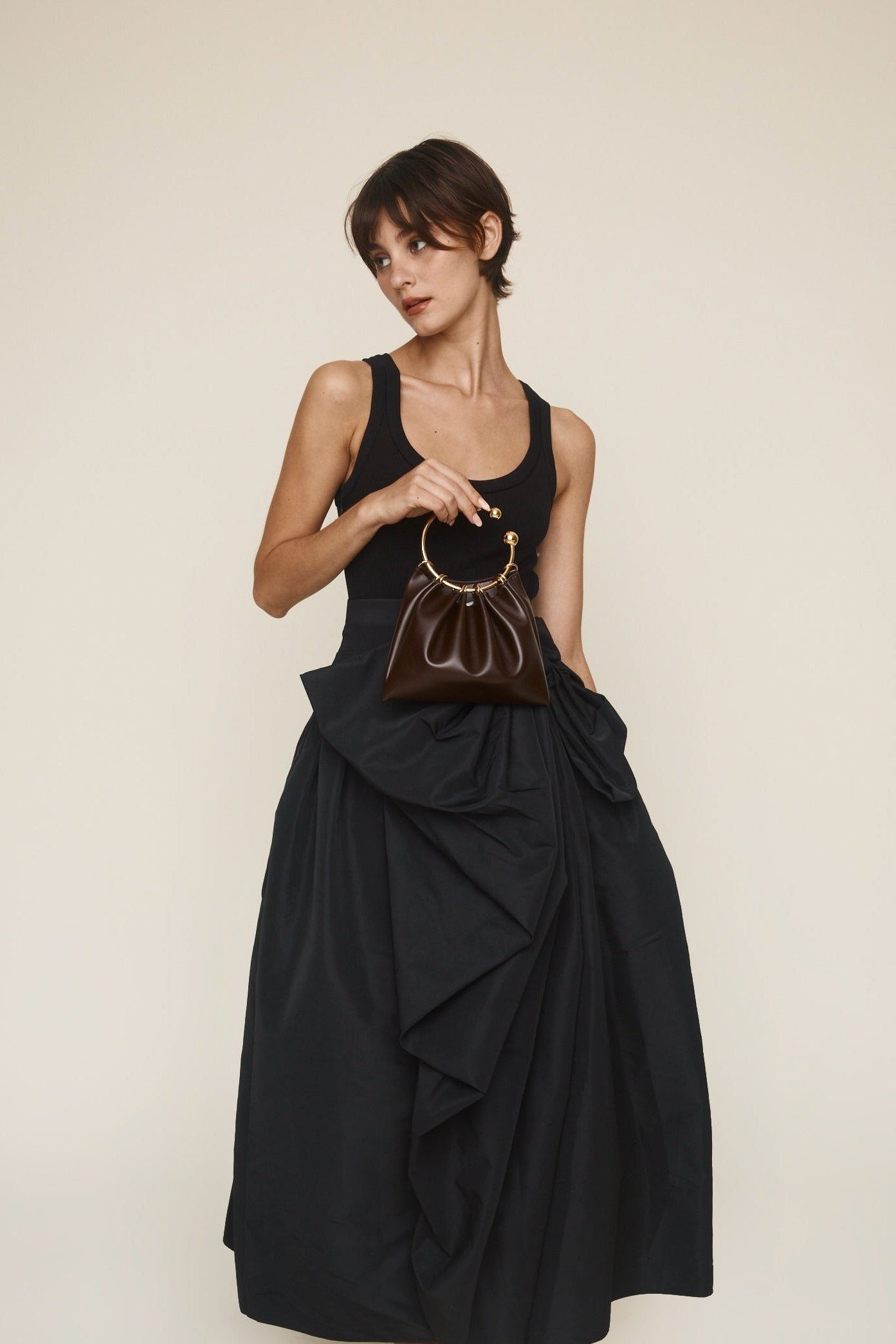 Chocolate Ring Handle Bag