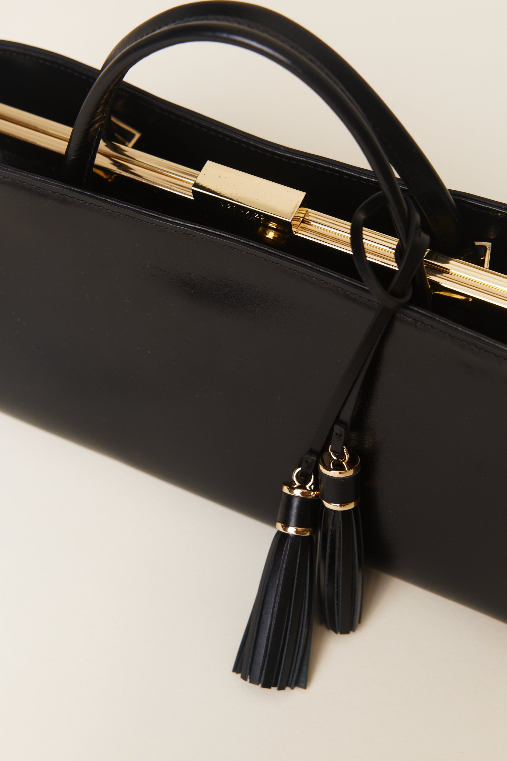 Gold Noir Tassel Charm