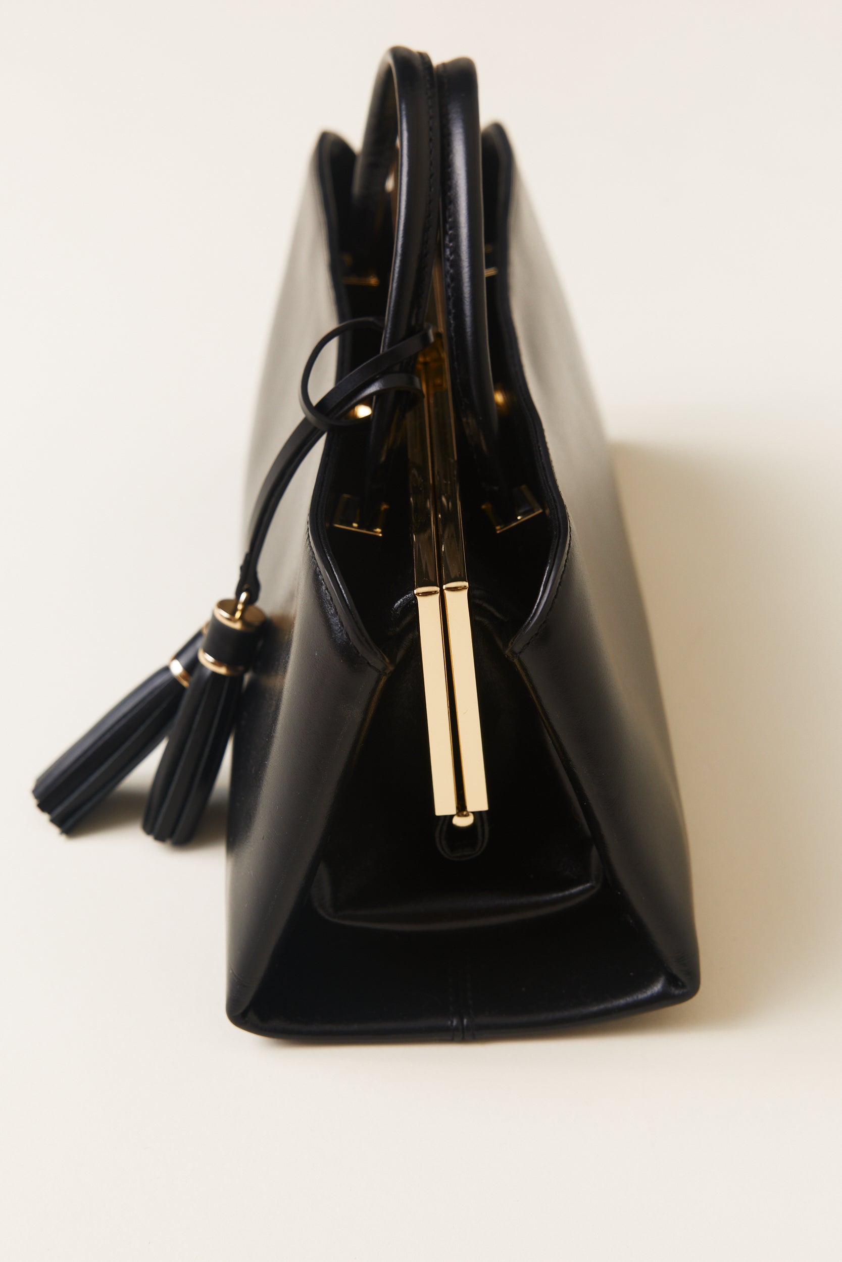 Gold Noir Tassel Charm