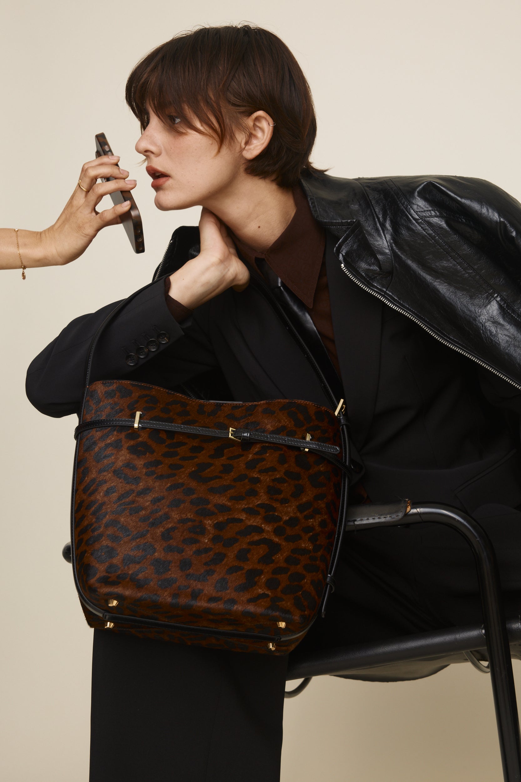 Small Leopard Belted Tote Bag (Selfridges x VERAFIED Exclusive)