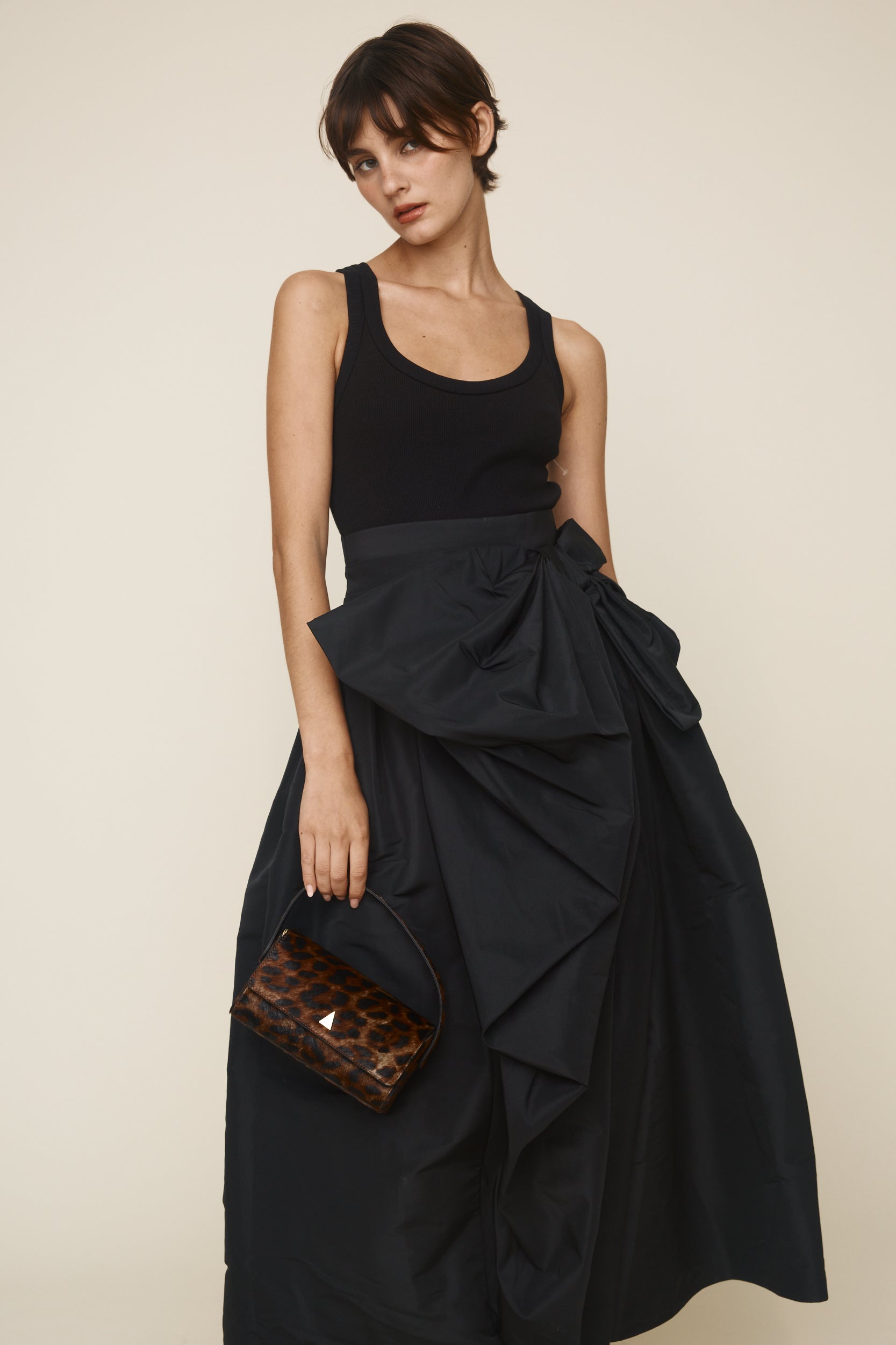 Leopard Calf Hair La Pochette