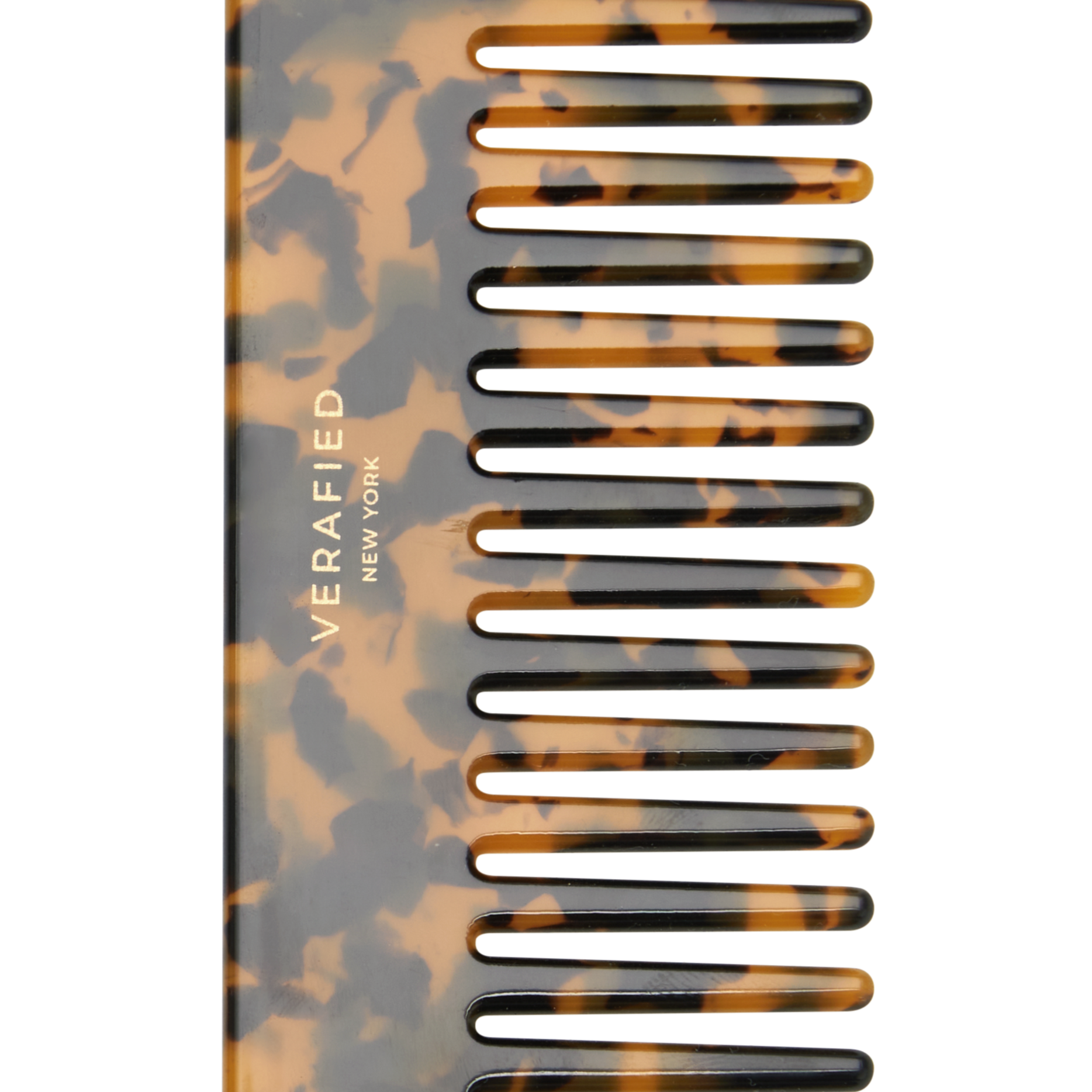 Tan Hair Comb with Case