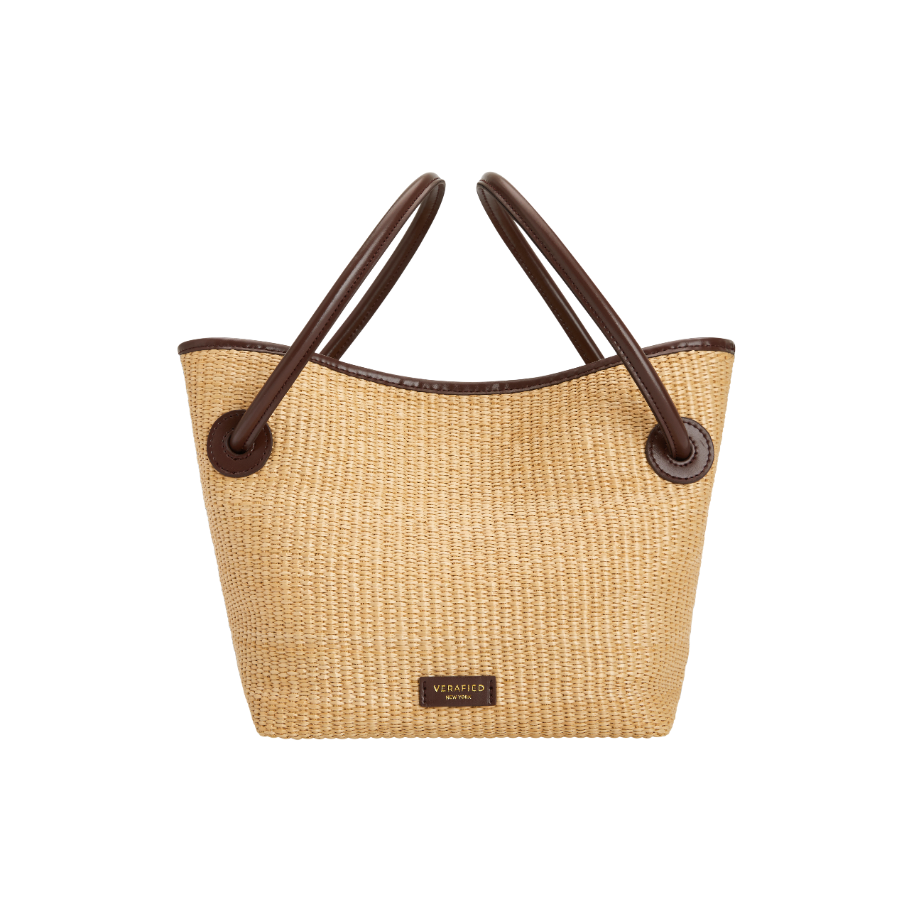 Straw Bag Basket Bag Leather-trimmed Raffia Bucket Shoulder