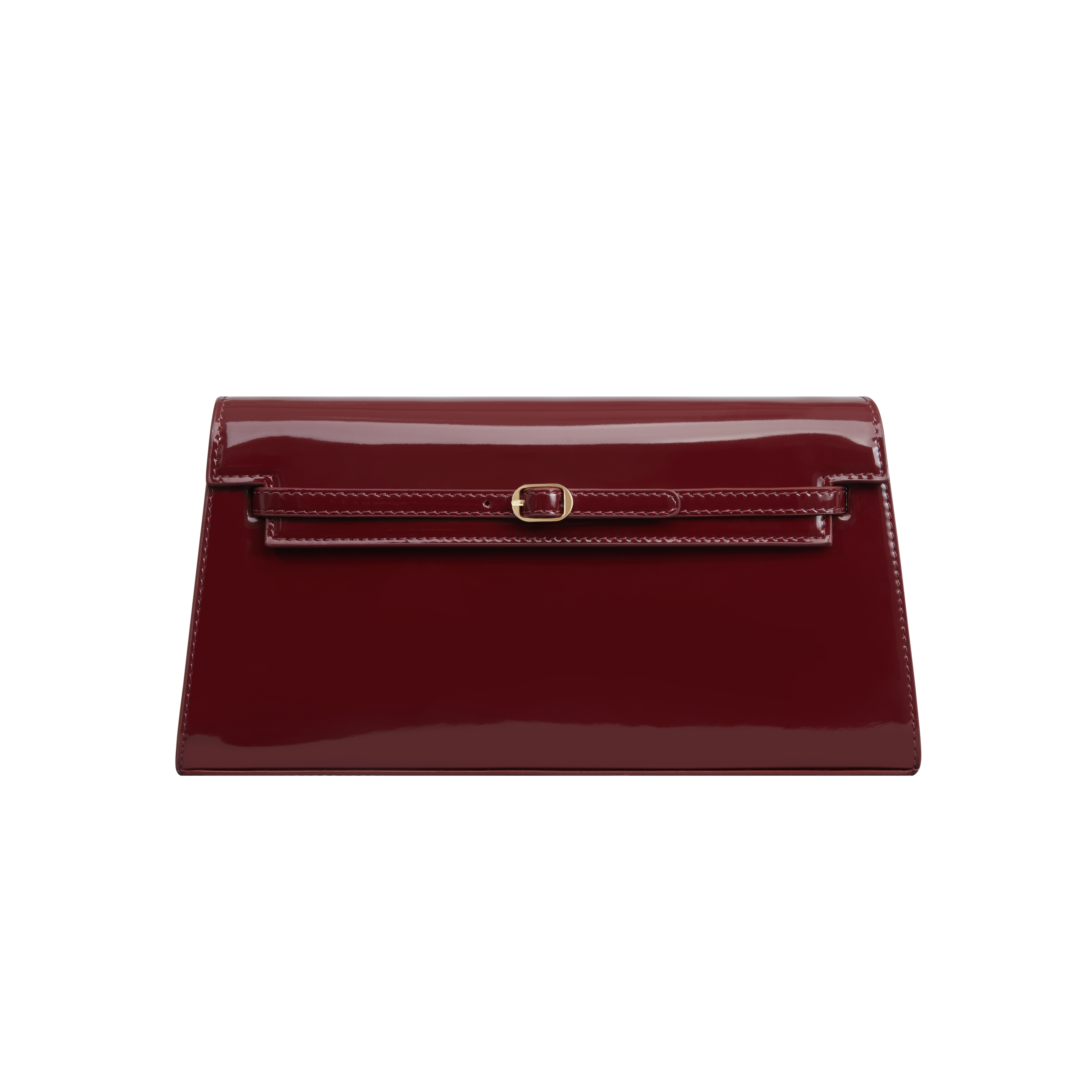 Patent Dark Cherry Shoulder Bag
