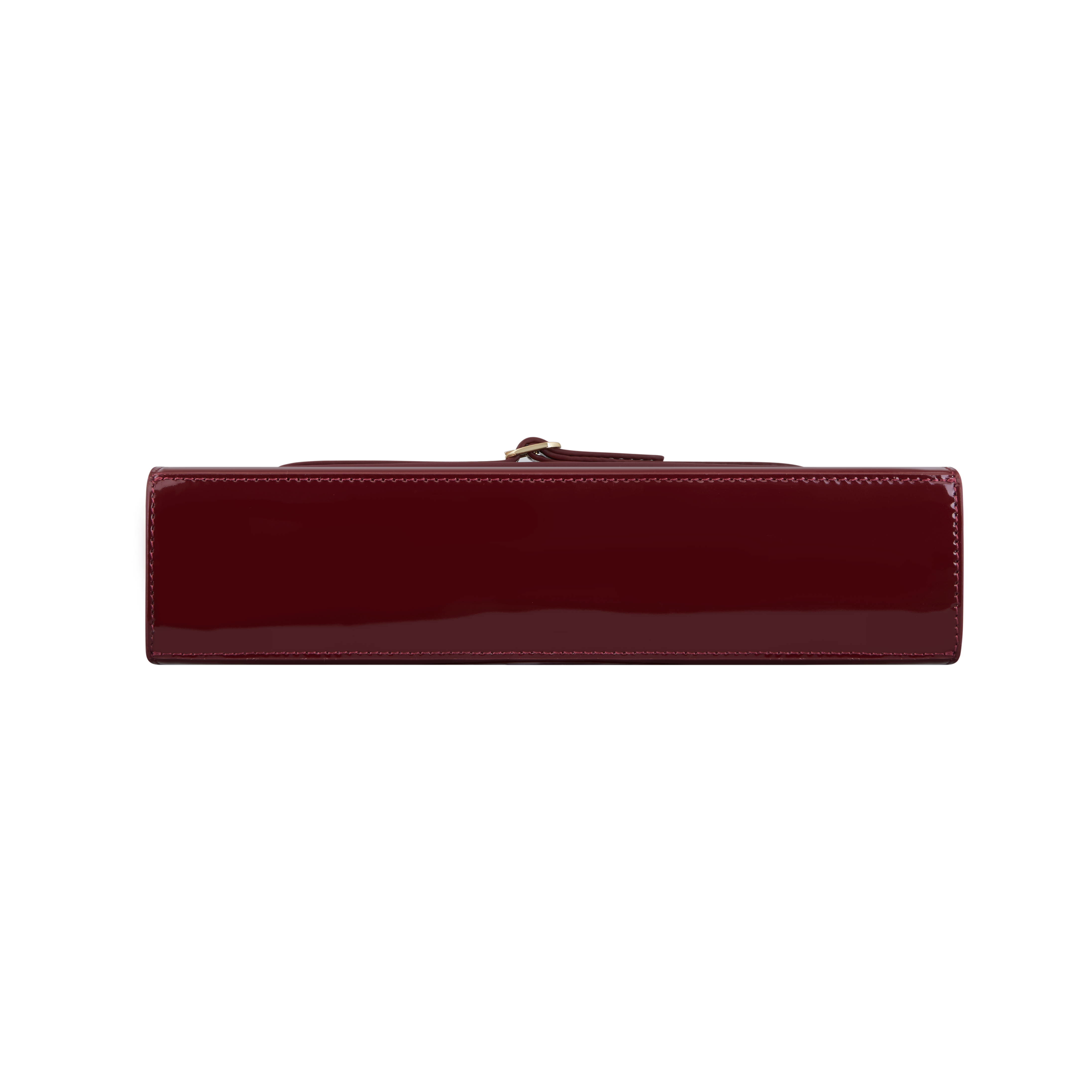 Patent Dark Cherry Shoulder Bag