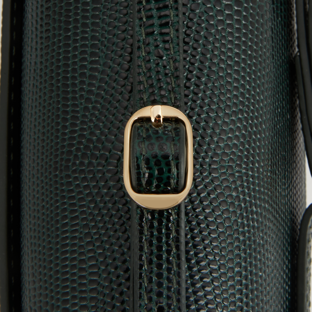 Emerald Lizard Shoulder Bag