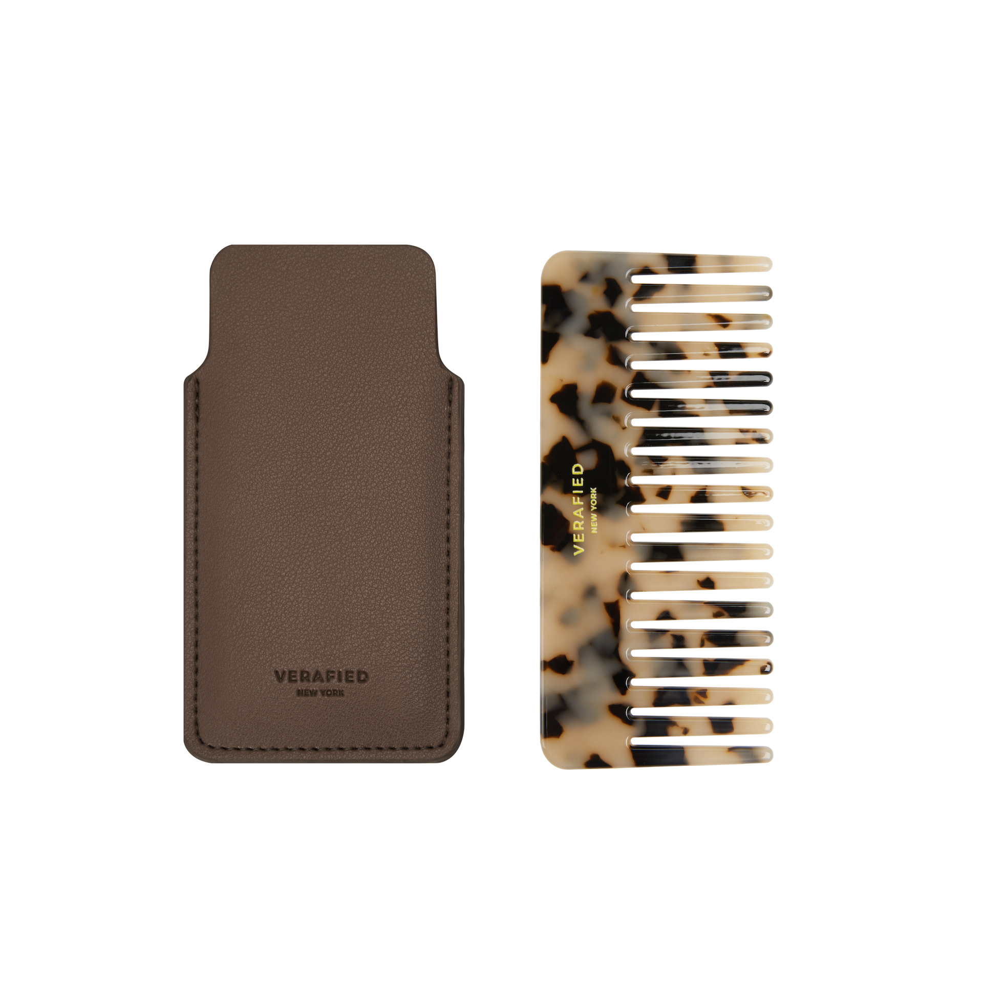 Espresso Hair Comb with Case