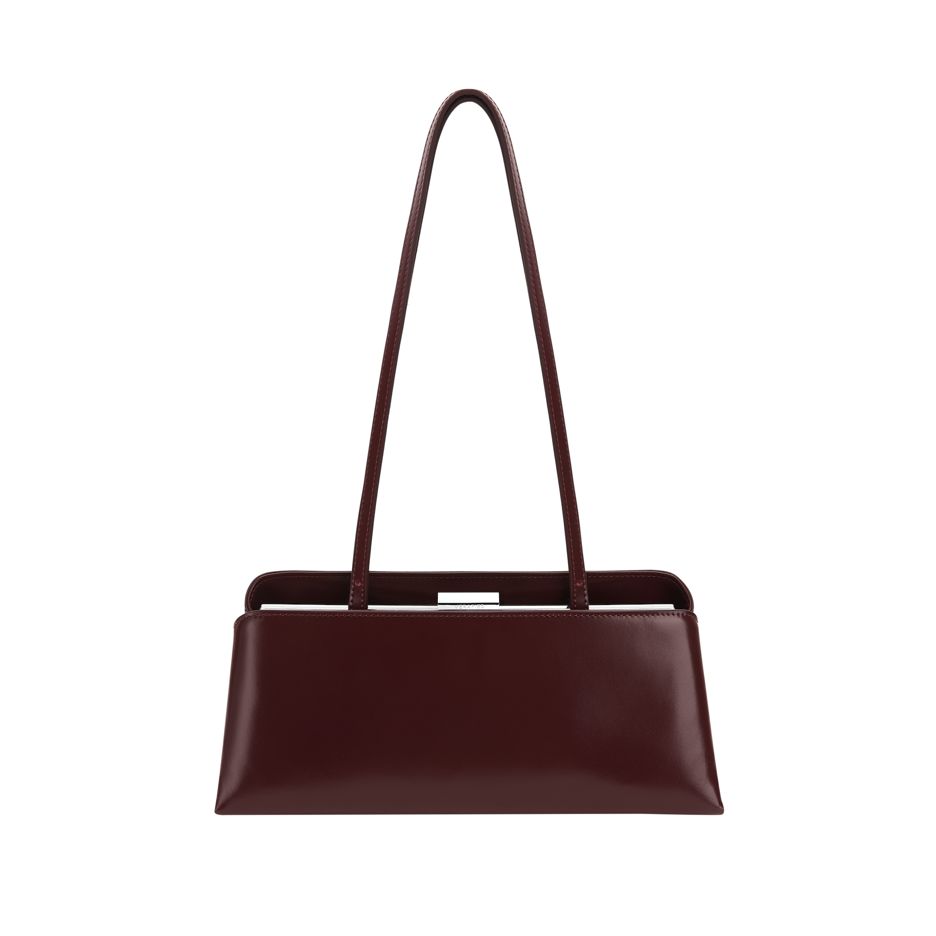 Burgundy Éclair Bag: Dark Cherry Clutch Handbag - Verafied New York