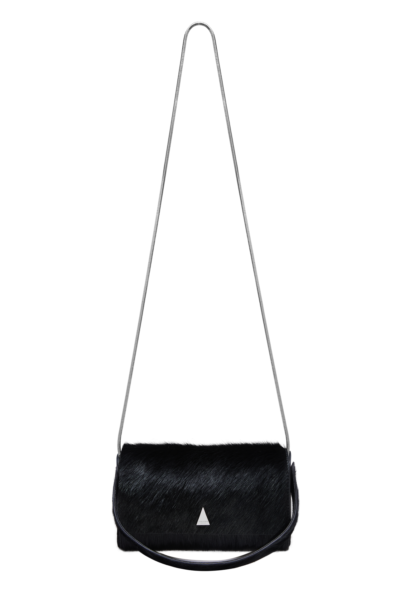 Black Calf Hair La Pochette