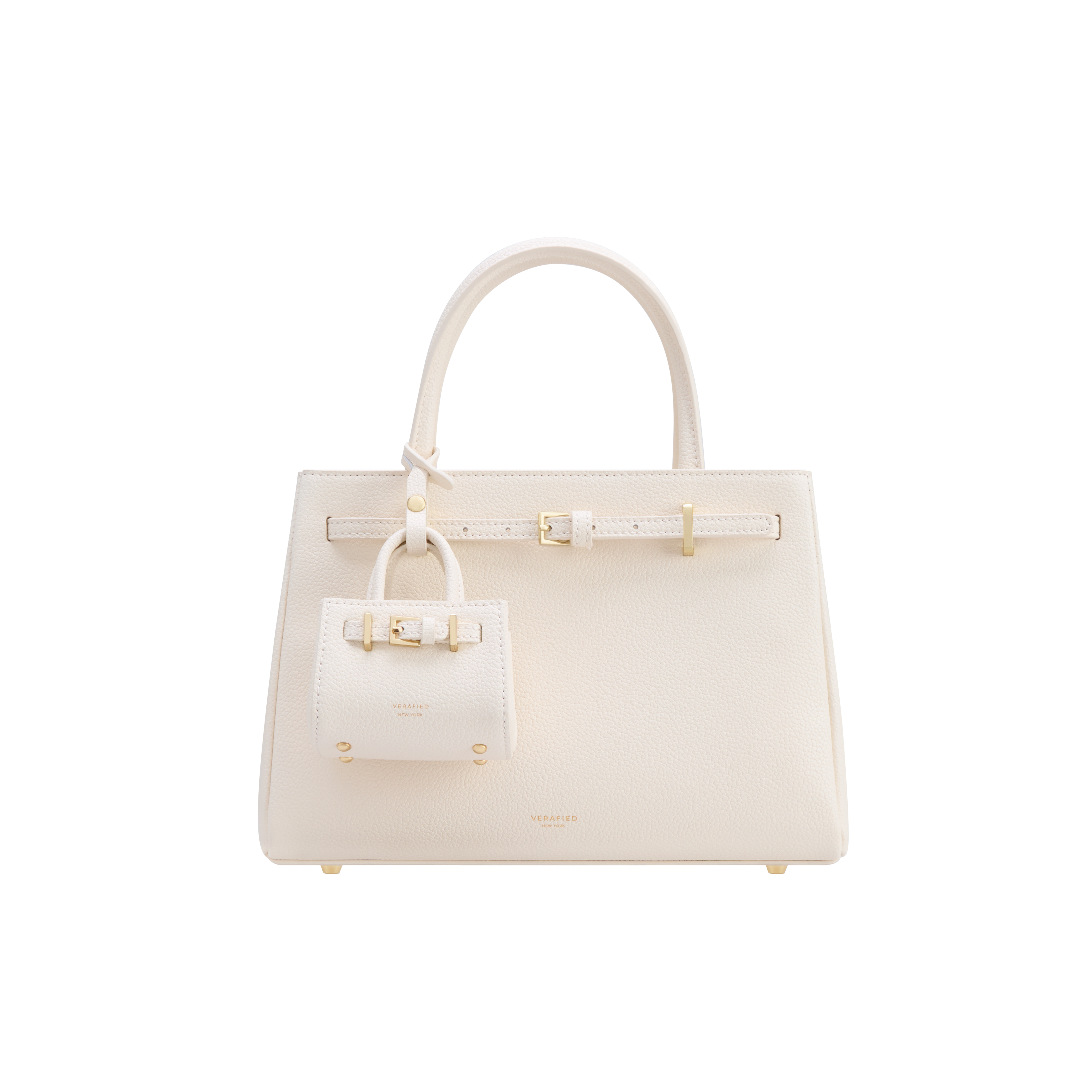 Ivory Togo Book Tote Bag 25