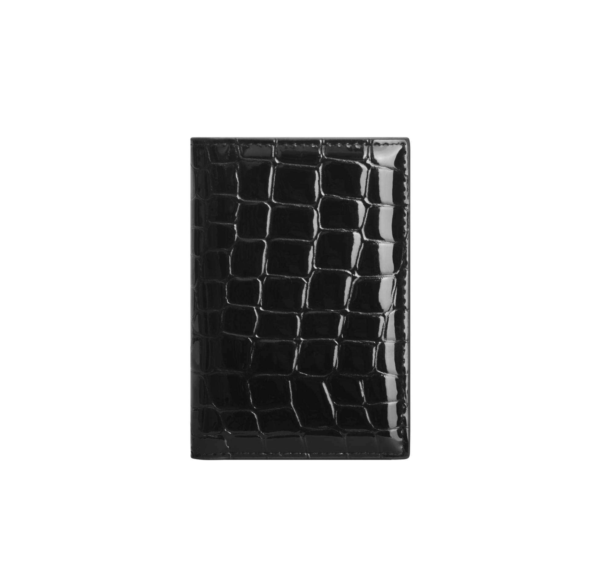 Black Croc Embossed Wallet - Verafied New York