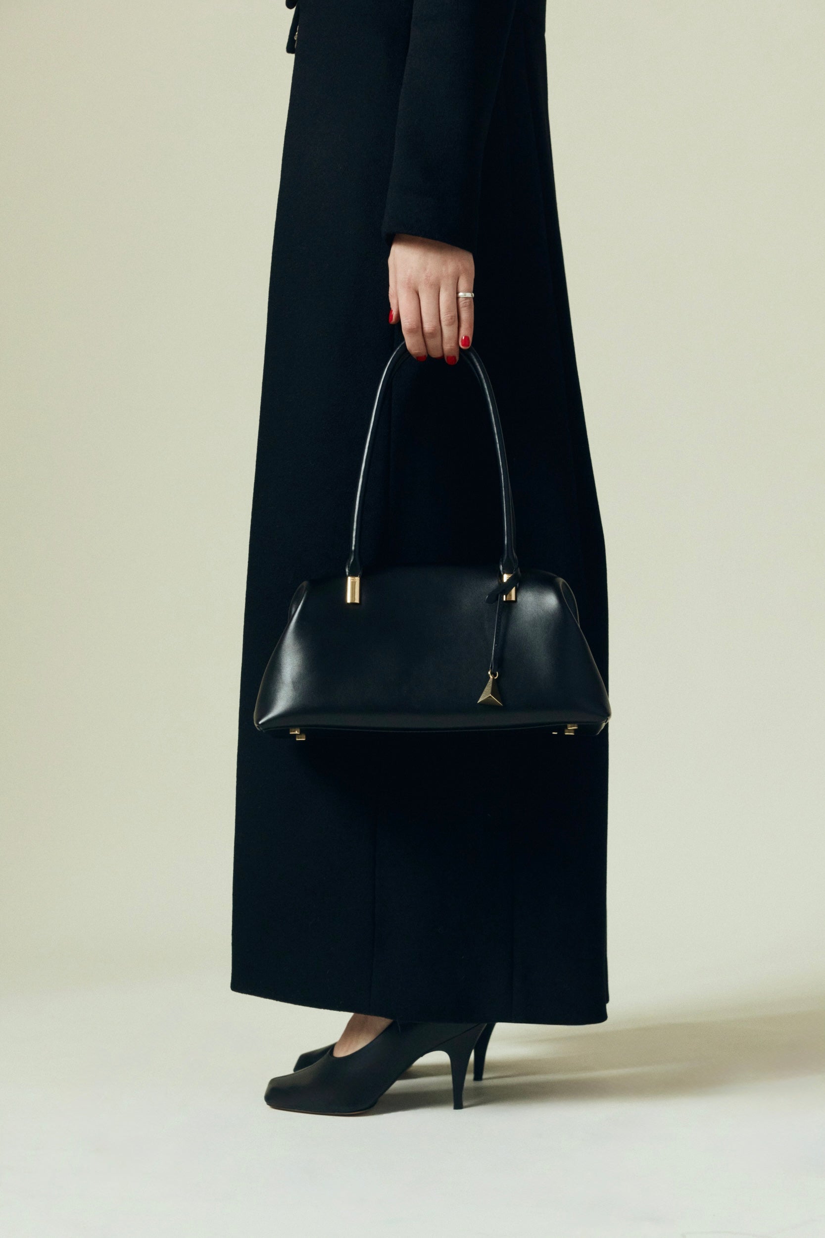 Medium Black Club Bag