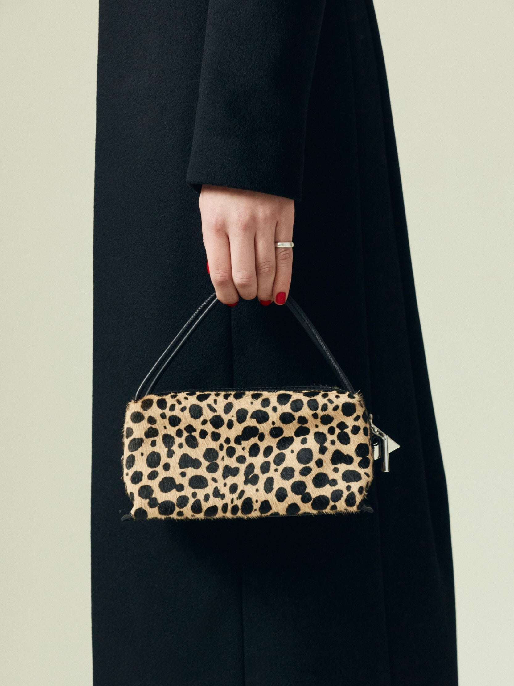 Cheetah Calf Hair Café Mini