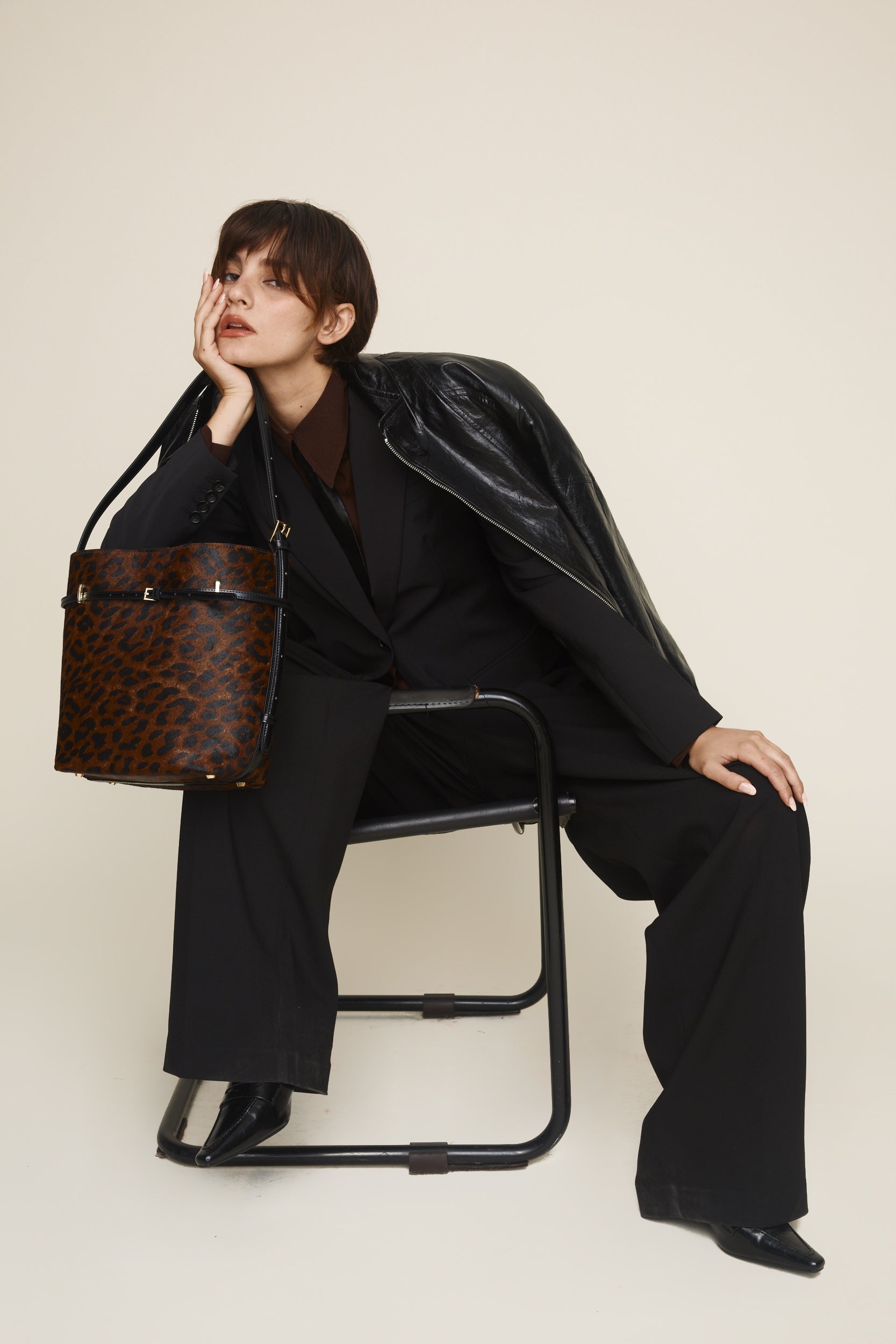 Small Leopard Belted Tote Bag (Selfridges x VERAFIED Exclusive)