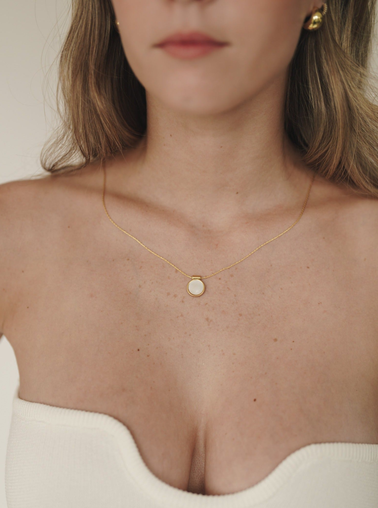 DOUBLE SIDED Pearl Necklace