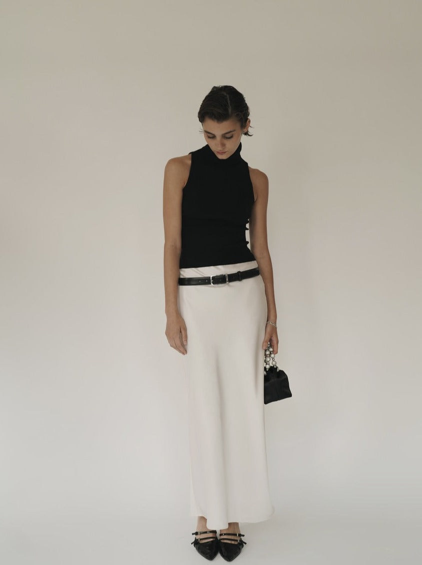 Maxi Satin Skirt