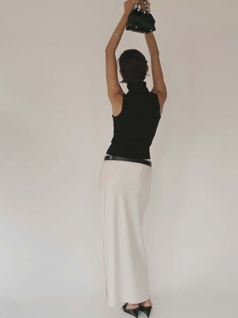 Maxi Satin Skirt