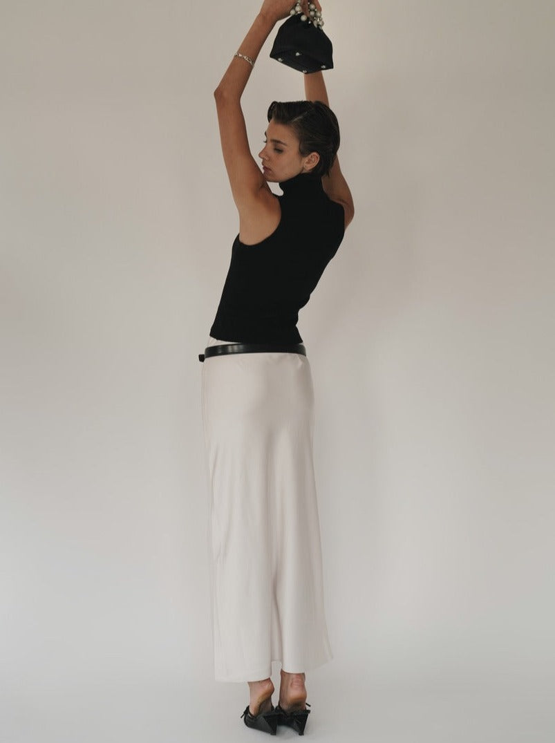 Maxi Satin Skirt