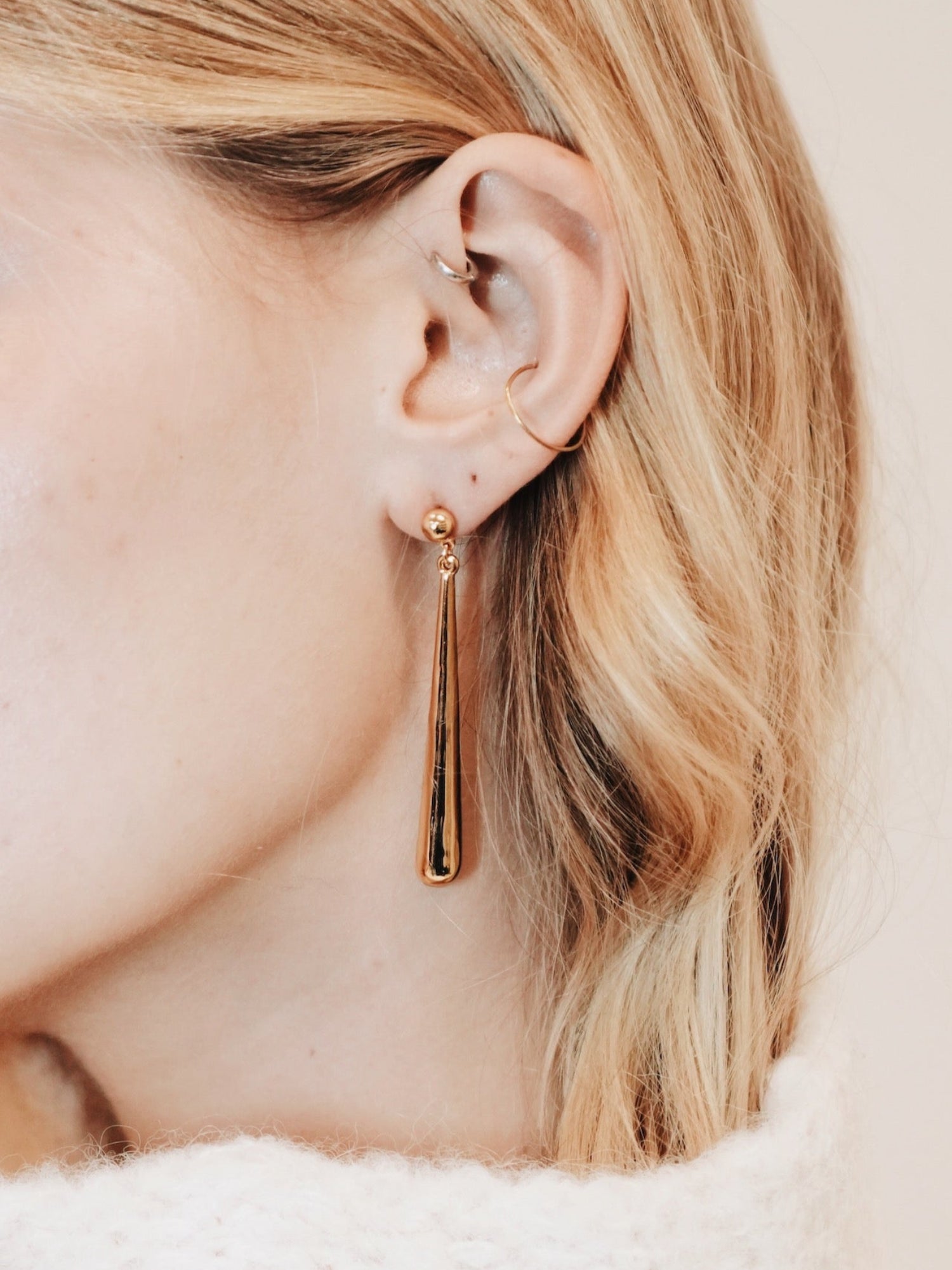 Tapered Drop Earrings