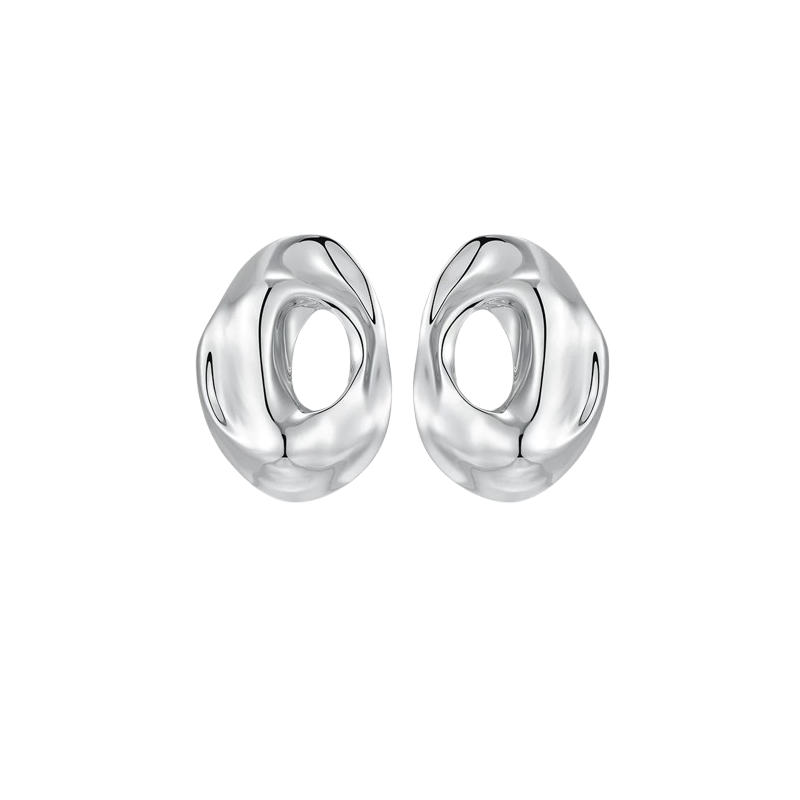 Ripple Hoop Earrings