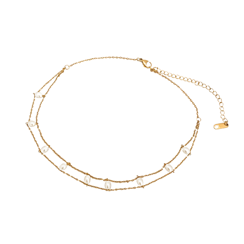 Layered Pearl Necklace