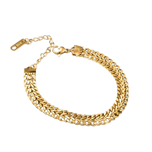 Double Curb Bracelet