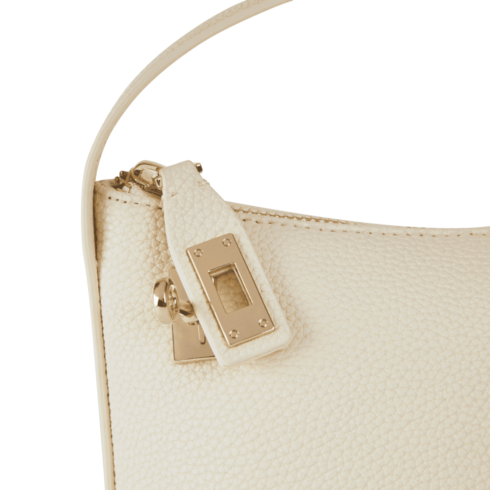 Ivory Twister Hobo Handbag details