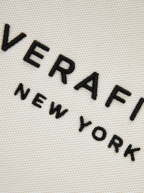 VERAFIED Leather-trimmed Canvas Tote