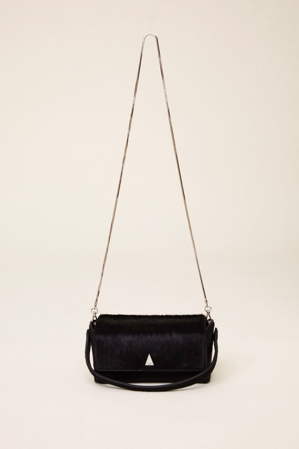 Black Calf Hair La Pochette
