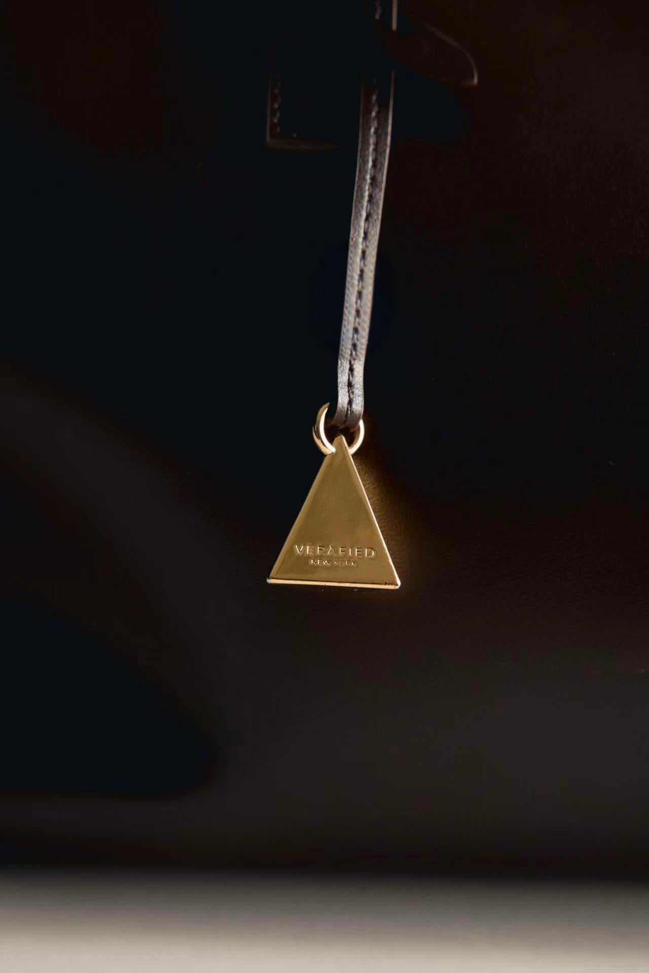 Gold Chocolate Pyramid Charm