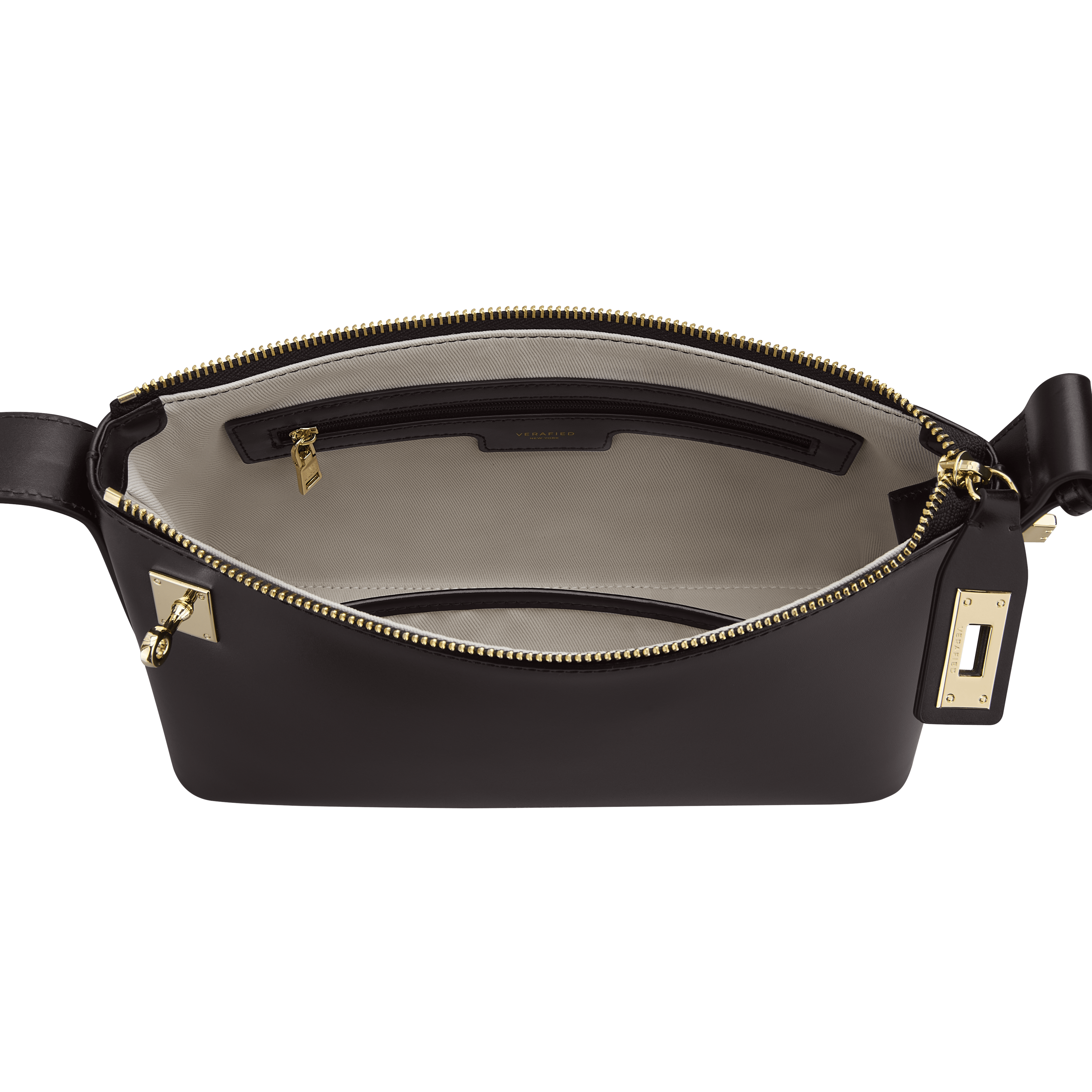 Gold Chocolate Hobo Bag