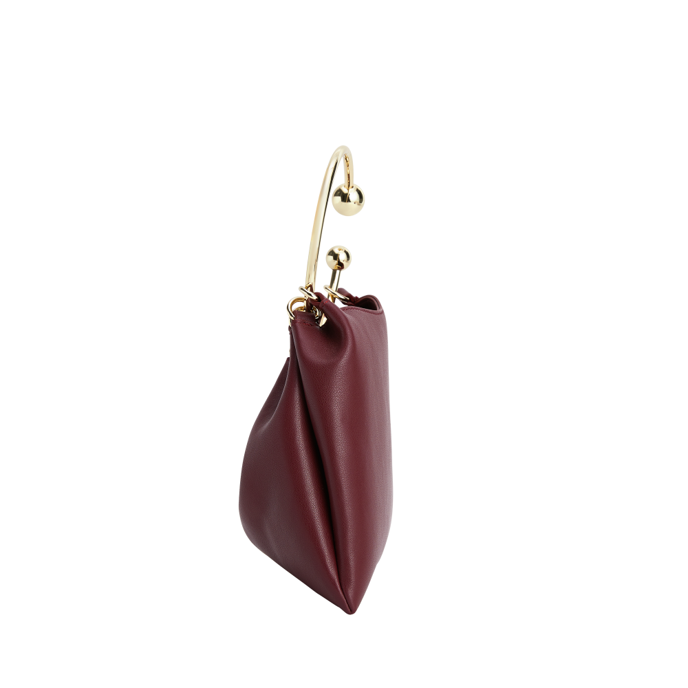 Burgundy Ring Handle Bag_VERAFIED