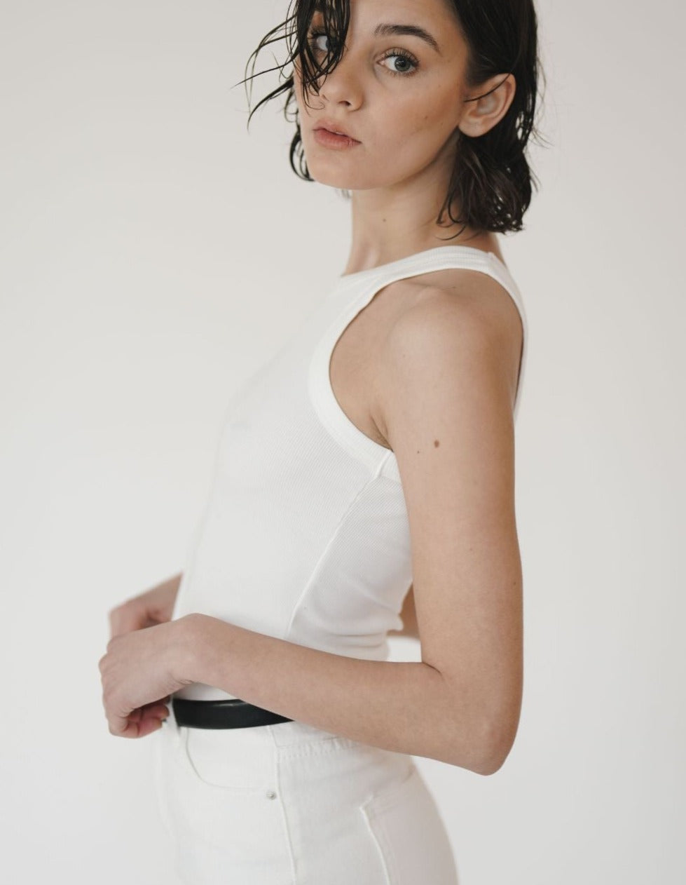 White Tank Top