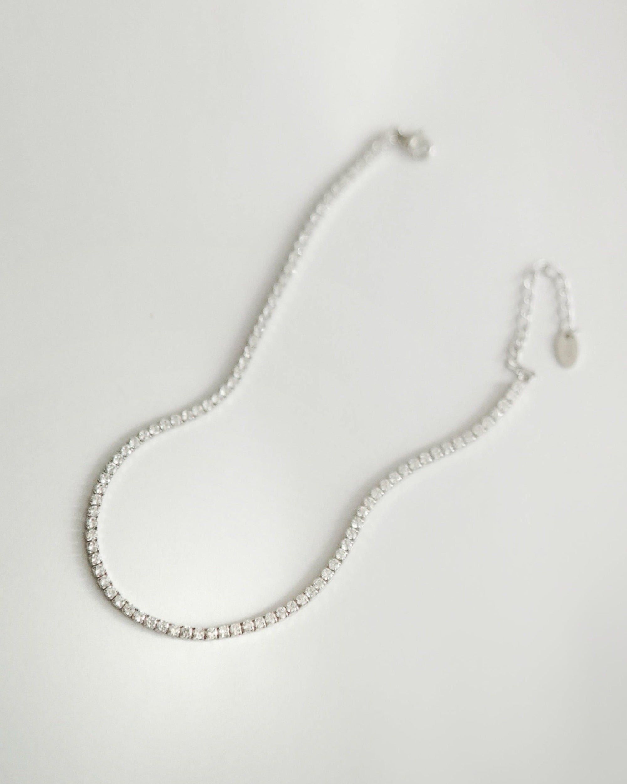 White Stone Anklet
