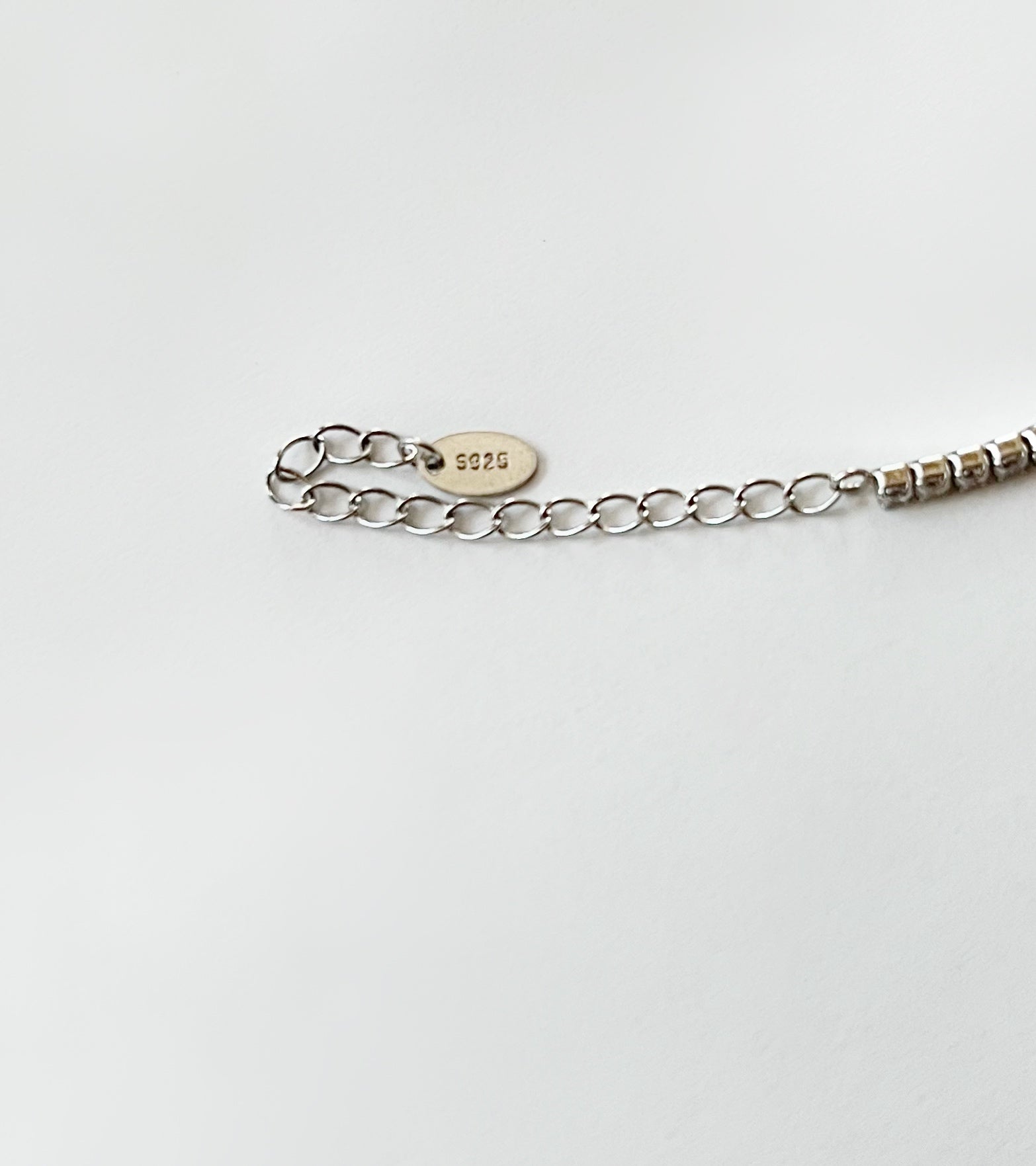 White Stone Anklet