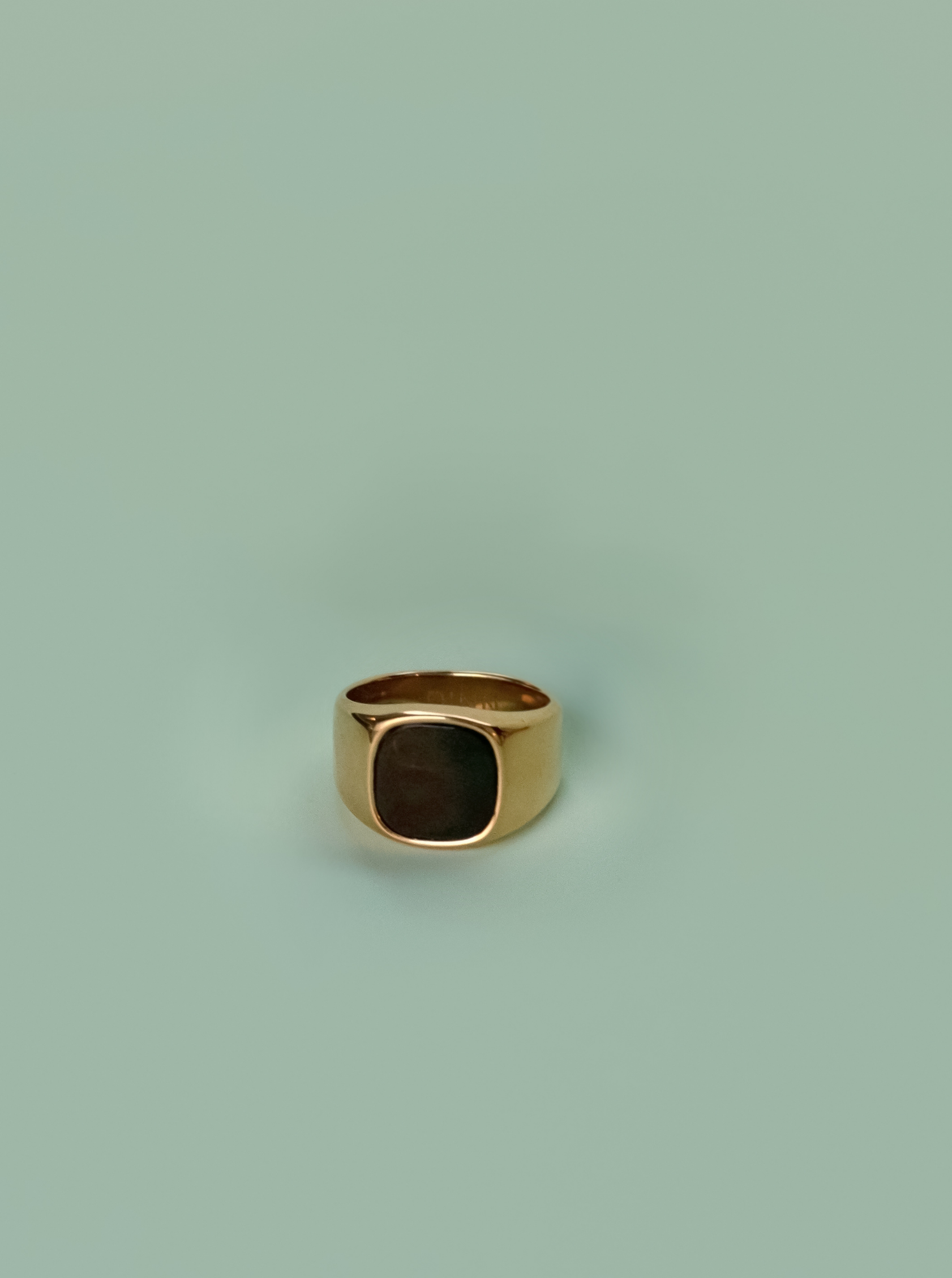14k Gold Black Onyx Ring Set