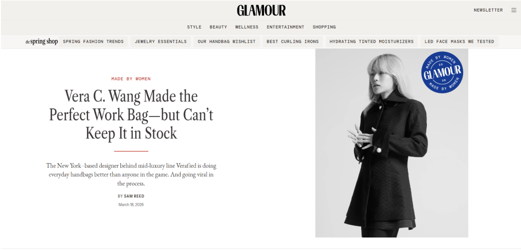 Vera C. Wang's Glamour Interview