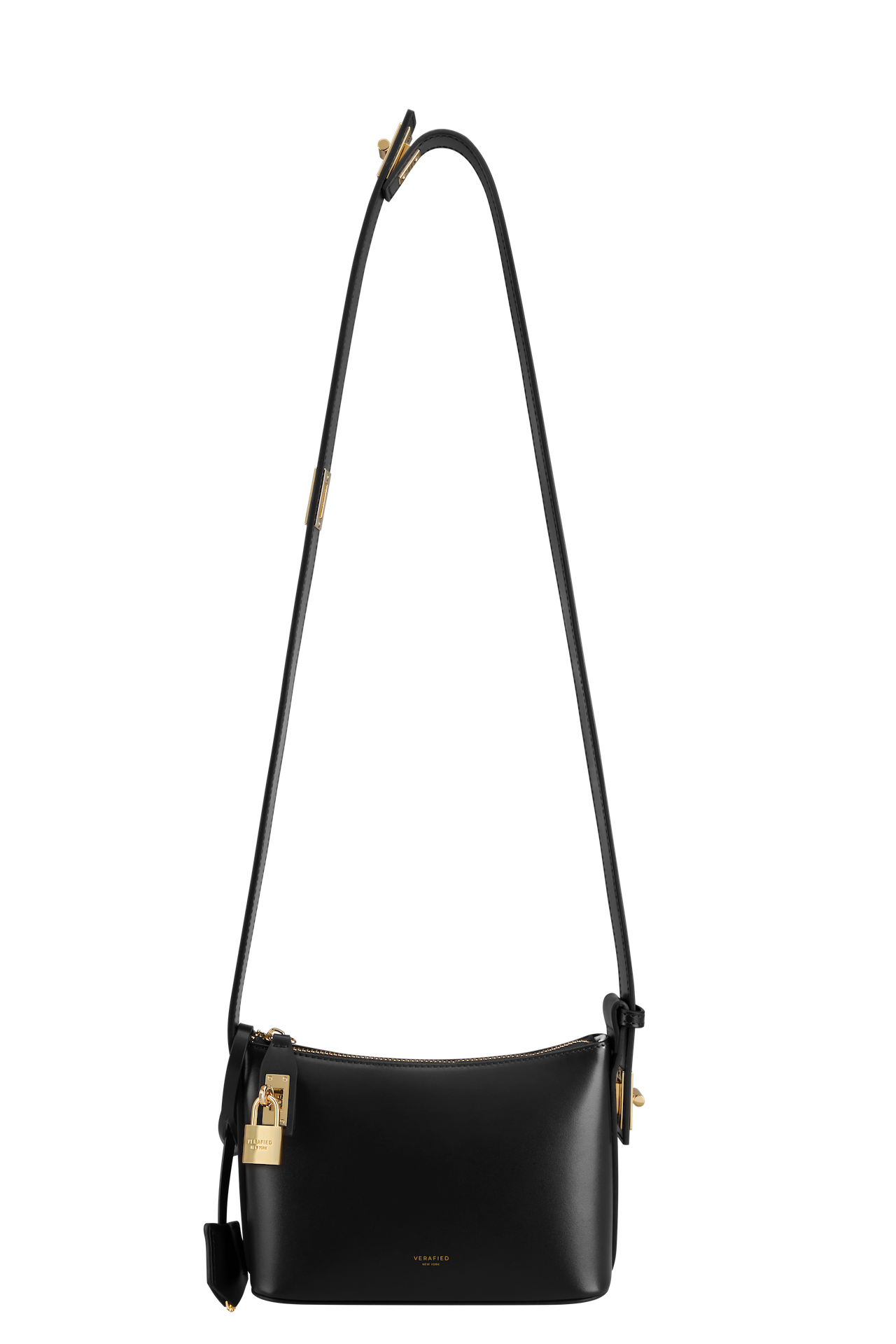 Mini Gold Black Hobo Bag