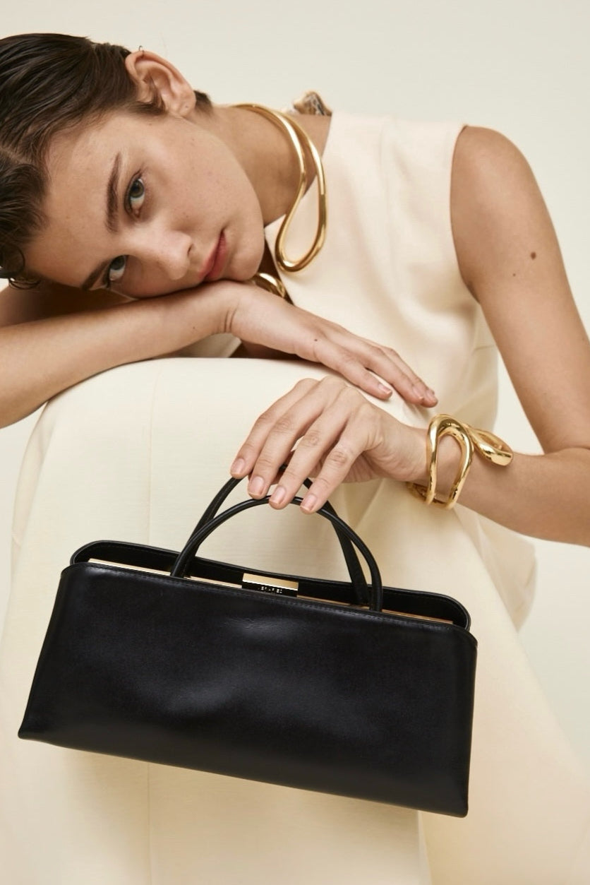 Gold Noir Éclair Bag