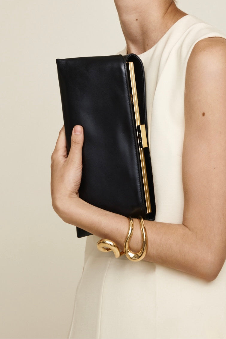 Gold Noir Éclair Bag
