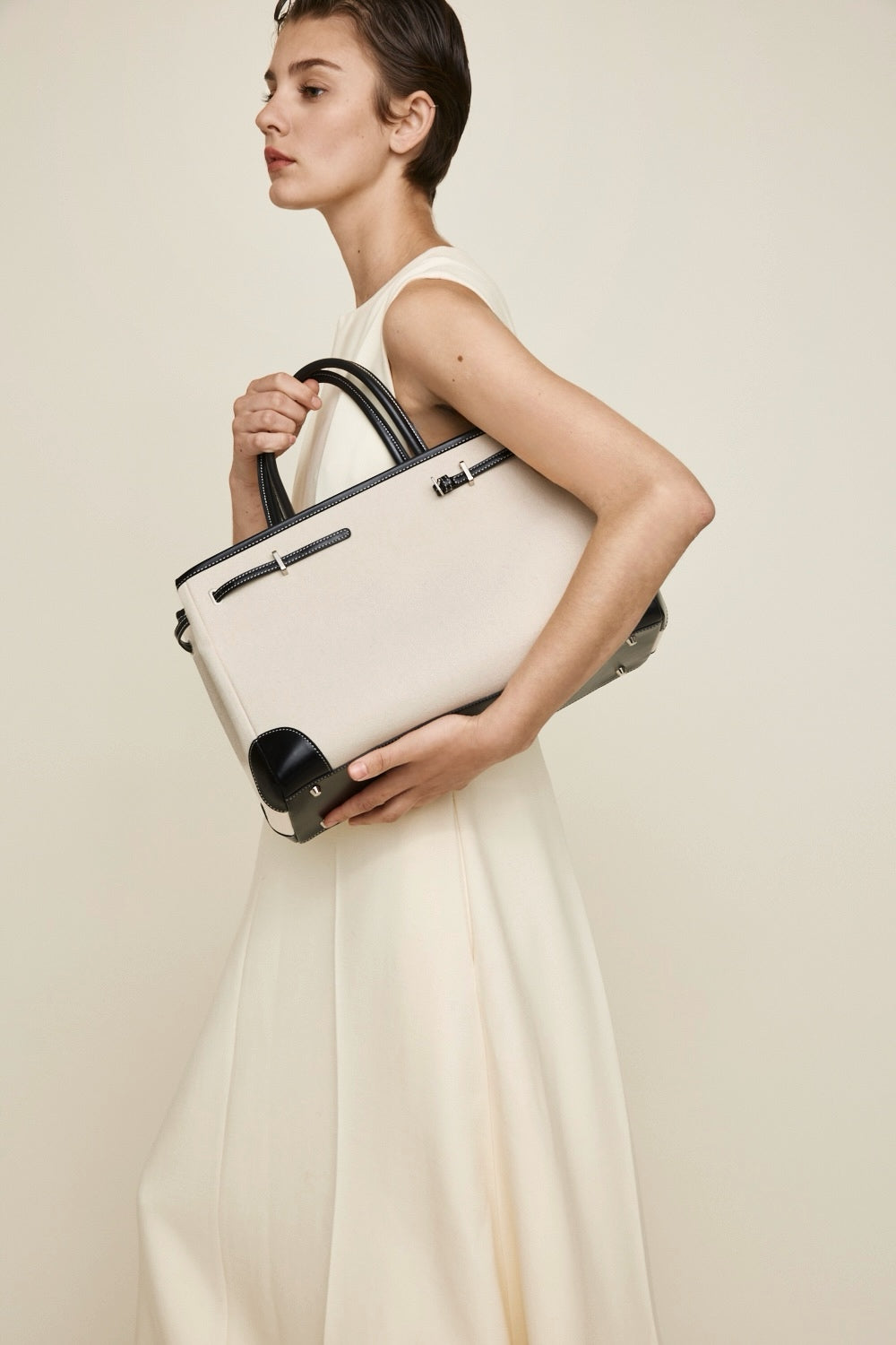 Black Canvas Book Tote Bag 33