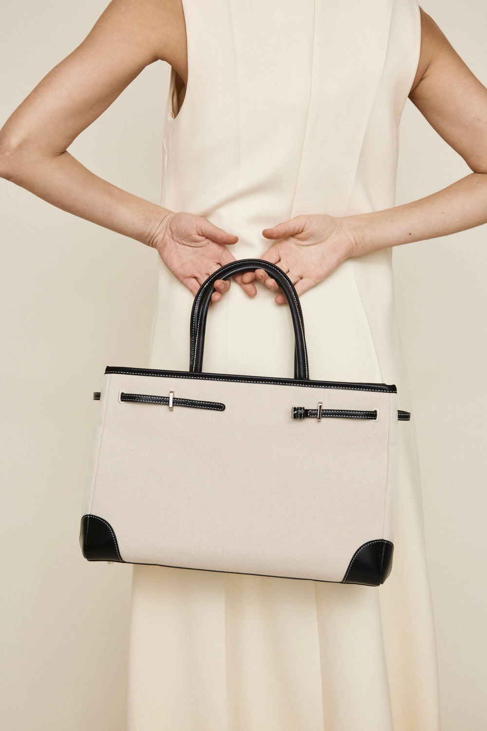 Black Canvas Book Tote Bag 33